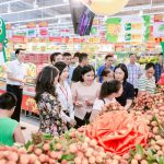Vải thiều Thanh Hà lên kệ siêu thị GO! Hải Phòng